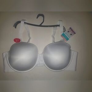NWT 44D Bra White Brasier Radiant Vanity Fair